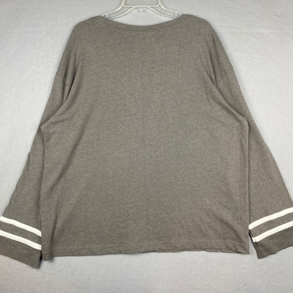 Russell Athletic Bowling Green Falcons Long Sleeve Shirt Gray XL 16-18 Striped - Picture 3 of 10
